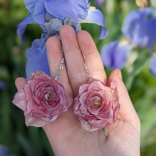 Ever After Botanical Earrings | 3D Flora Silver