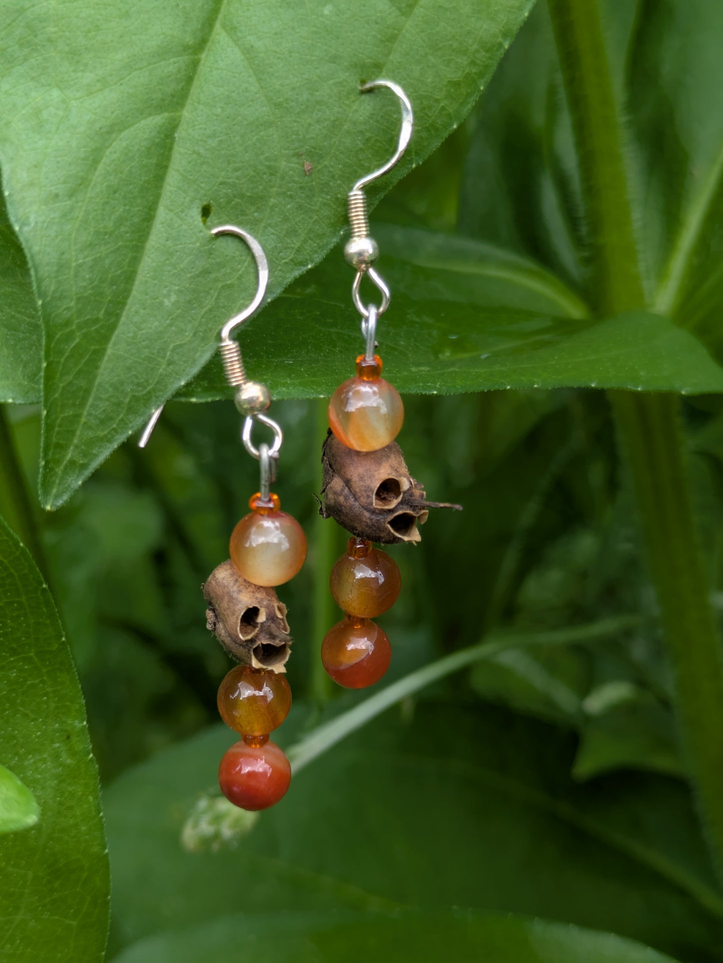 Goblin Fairy Carnelian Earrings