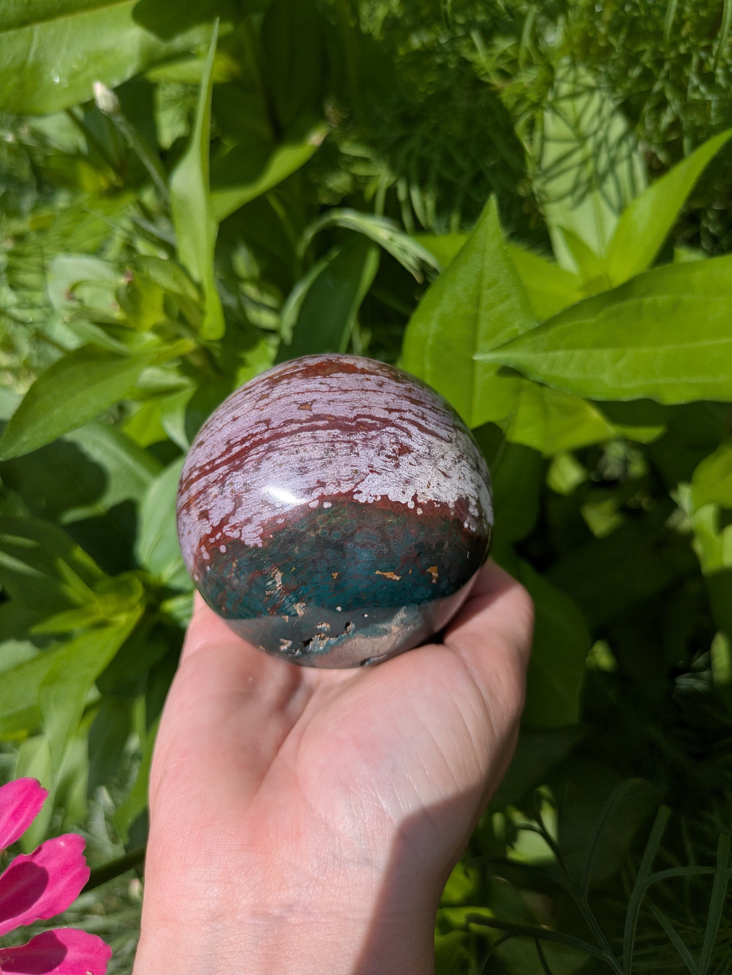 Ocean Jasper Sphere
