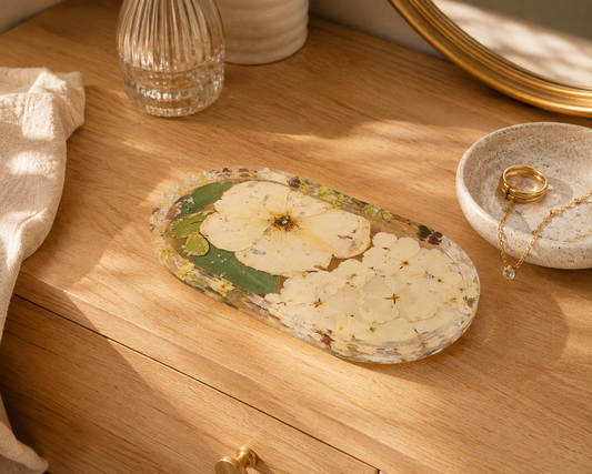 Ever After Botanical Jewelry Dish | Forever Floral Keepsake