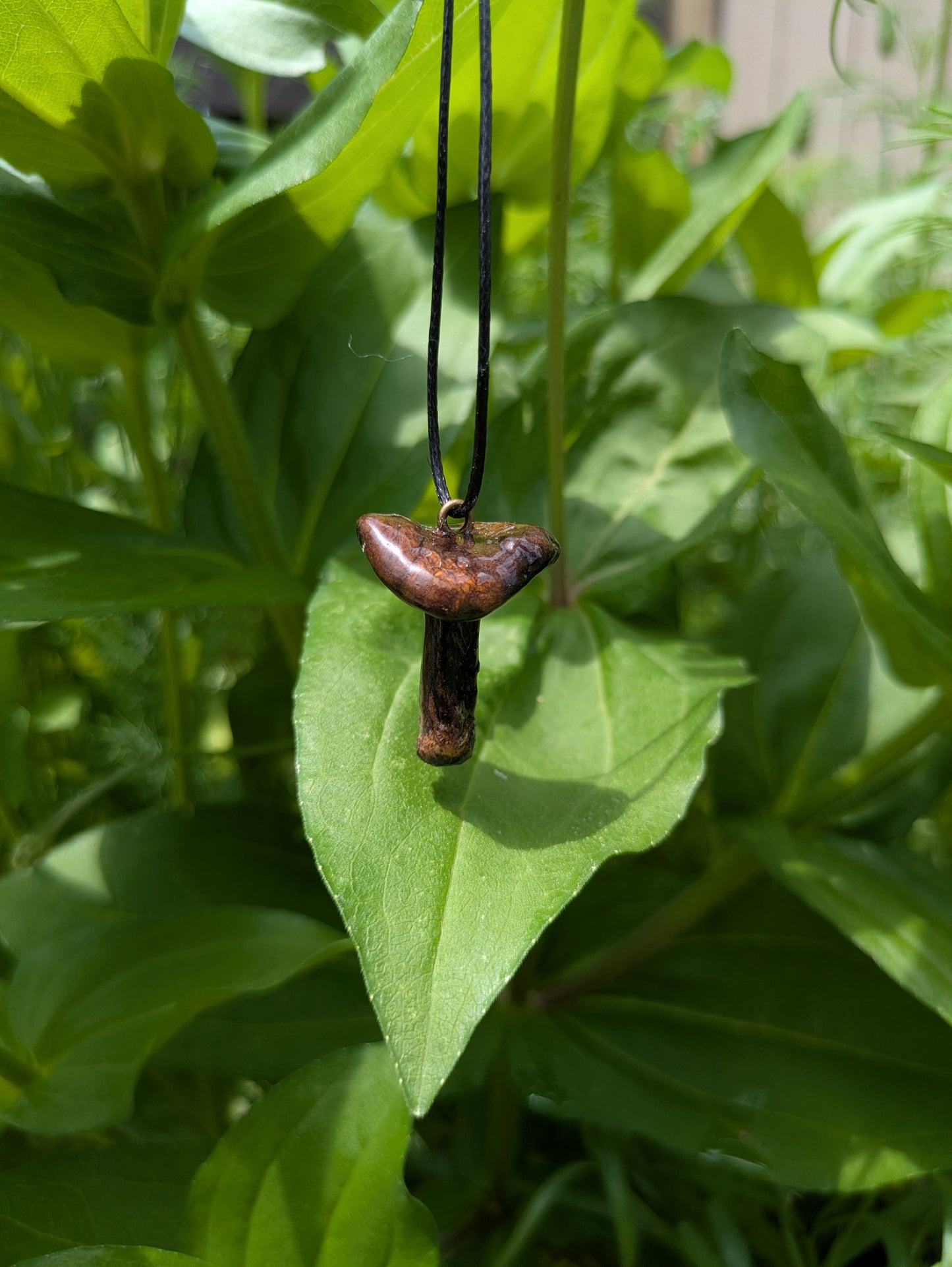 Real Mushroom Necklace
