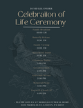 Ceremony Timeline (Printed & Envelopes)