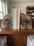 Full Floral Book Ends