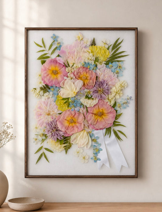 Flora in Full | Wooden Frame UV Glass | Paper Back | 16x20