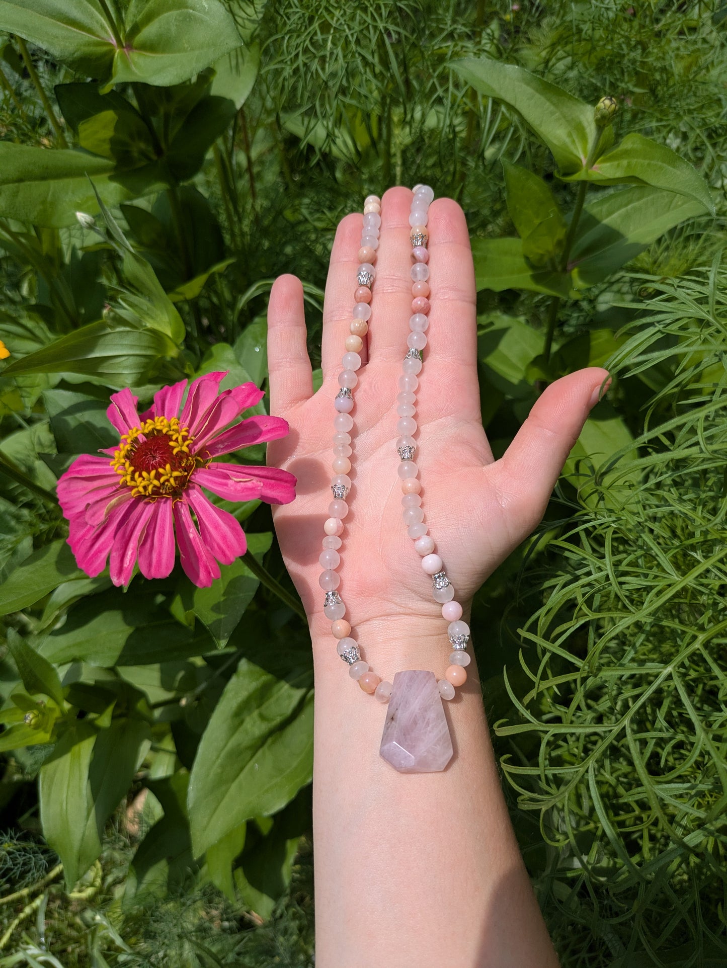 Madagascar Rose Quartz Choker