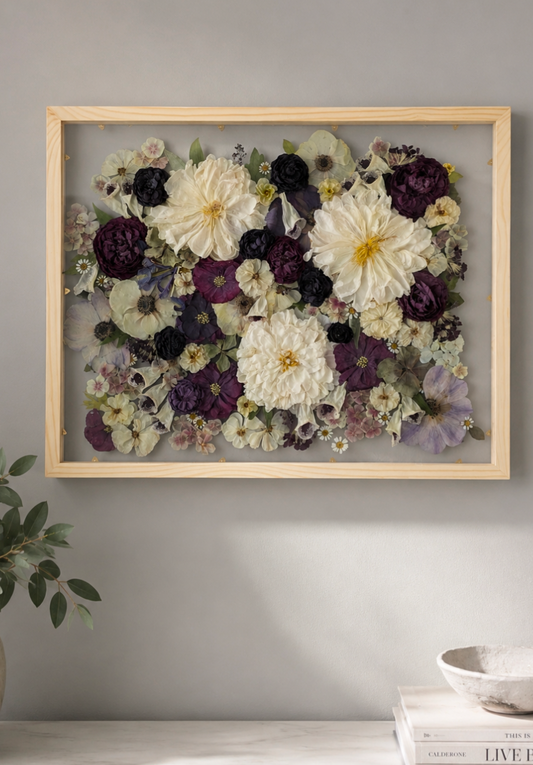 Flora In Full | Floating Wood Frame | 16x20 | UV Glass
