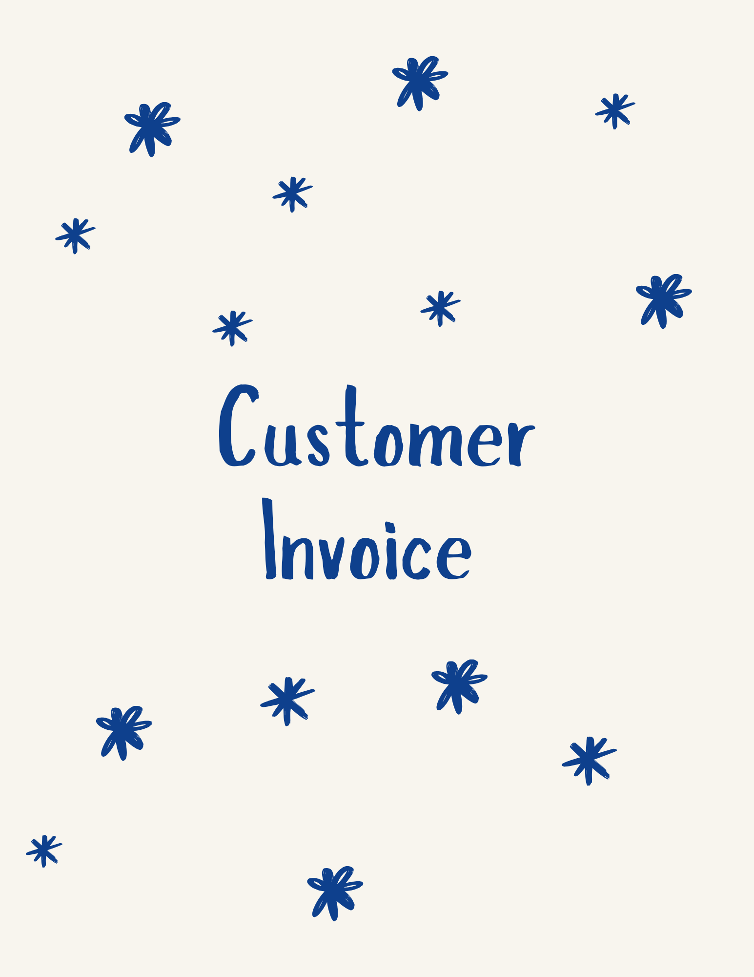 Sarah Brown Invoice| Order 07/2026