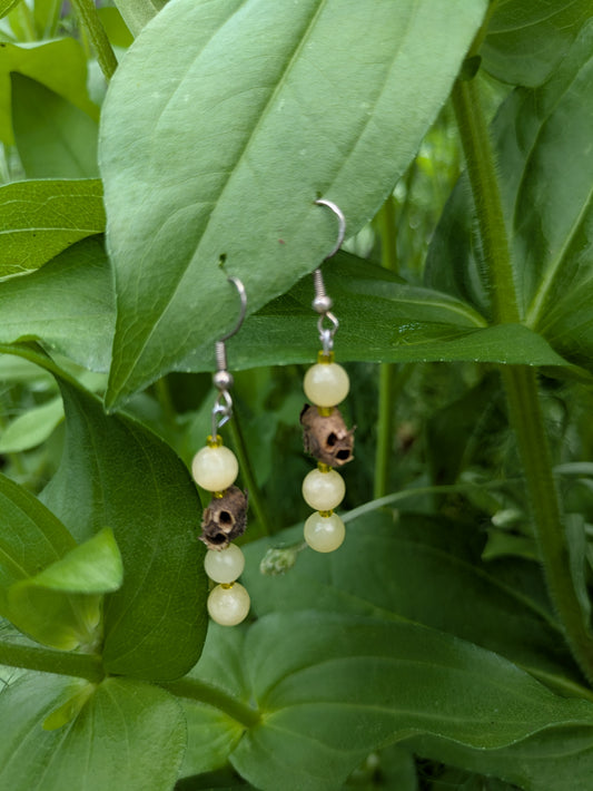 Goblin Fairy Calcite Earrings