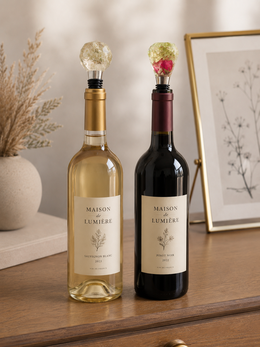 Ever After Bloom Wine Stopper