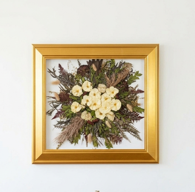 Flora In Full | 20x18 Gold Frame