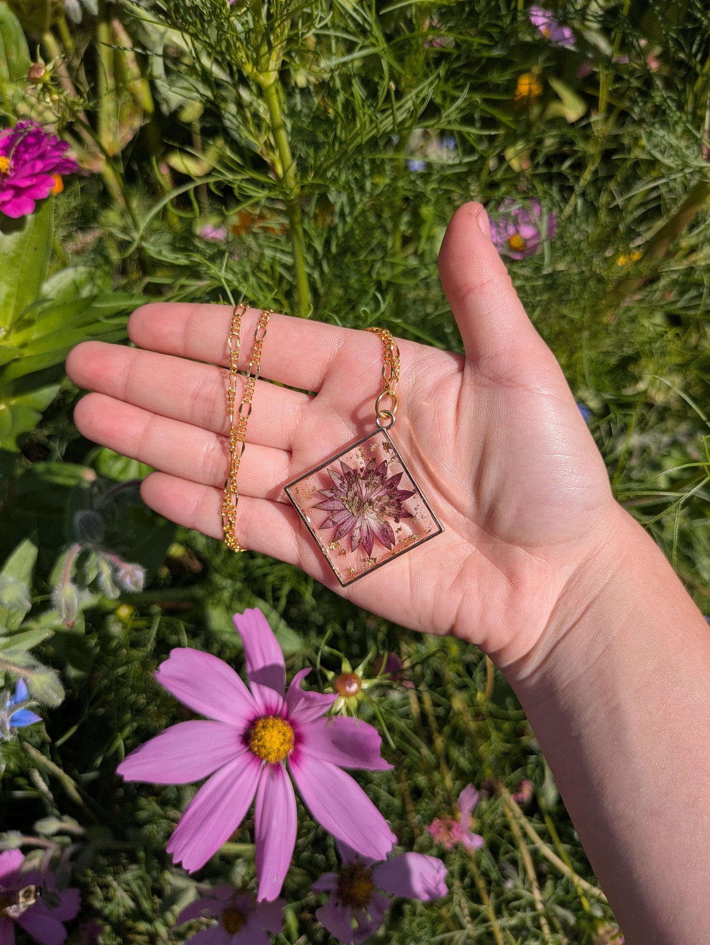 Golden Lotus Necklace