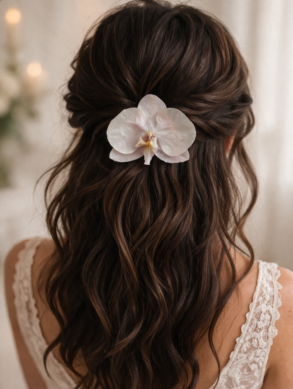 Real Orchid Hair Clip