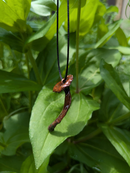 Real Mushroom Necklace