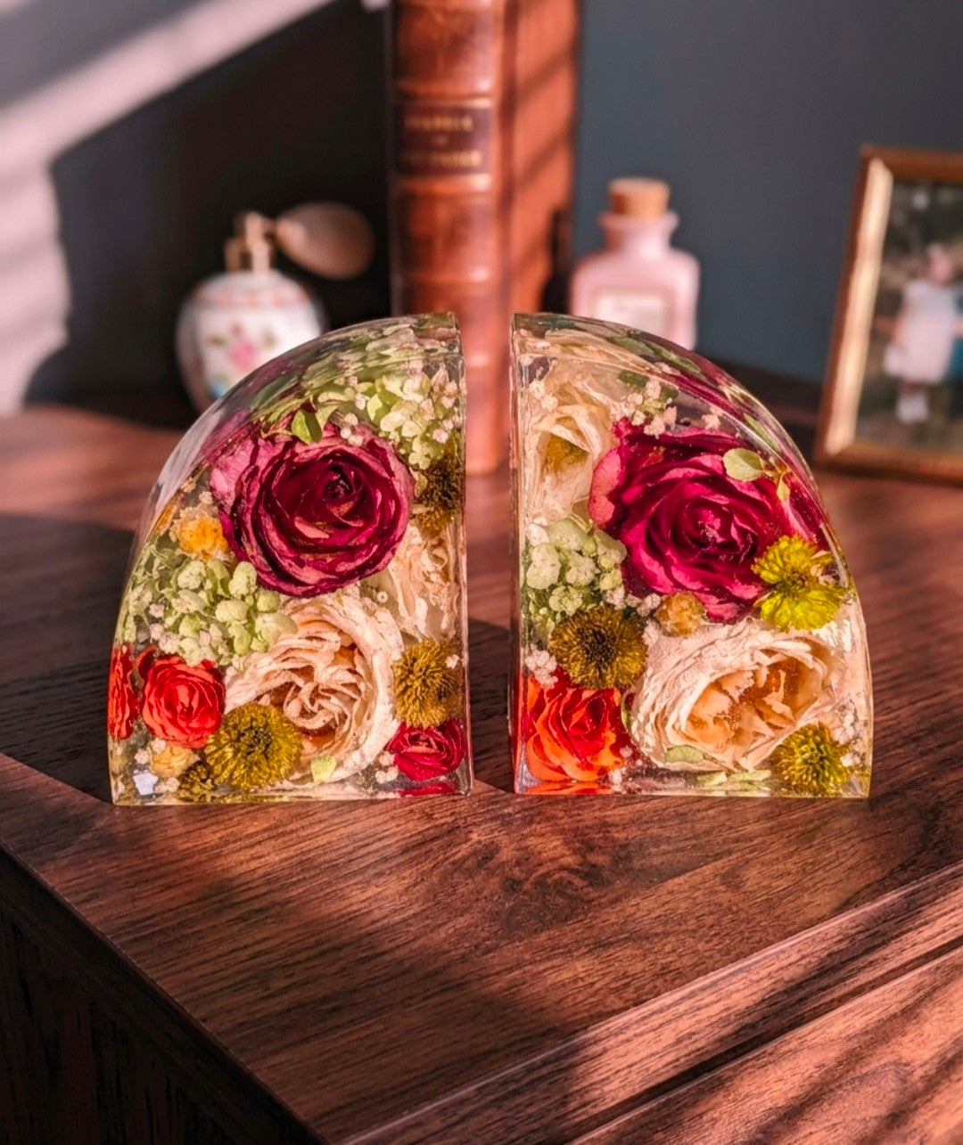 Botanical Book Ends | Set of Two
