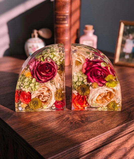 Botanical Book Ends | Set of Two
