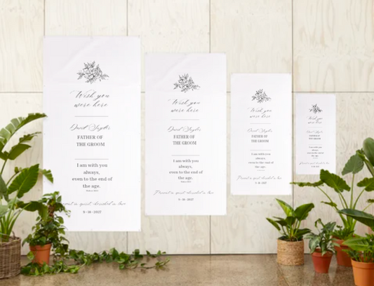 Custom Memorial Banner | Printed on Mesh & Vinyl