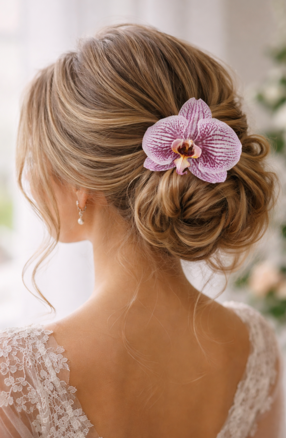 Real Orchid Hair Clip