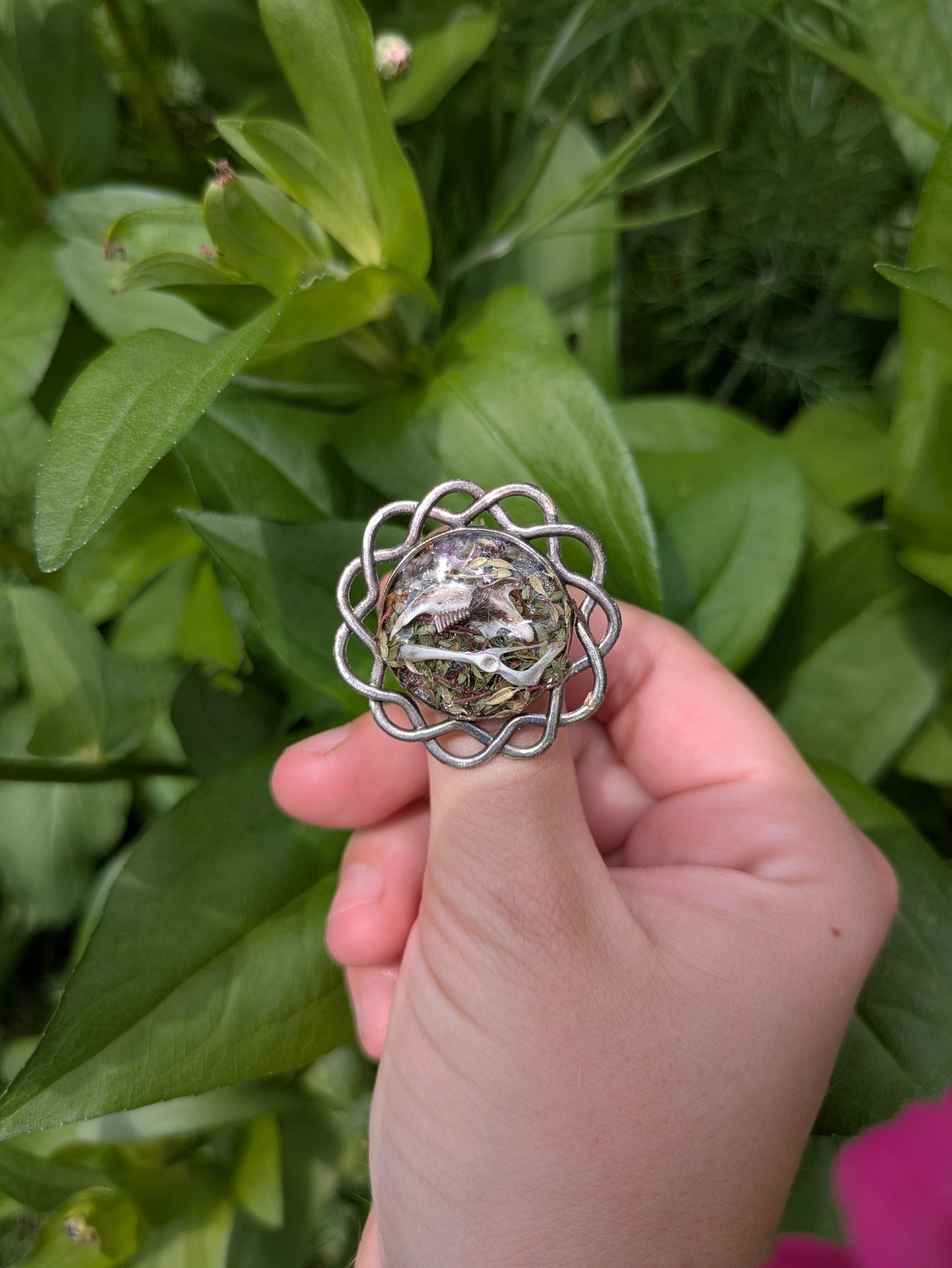 Oddity Bone Adjustable Ring