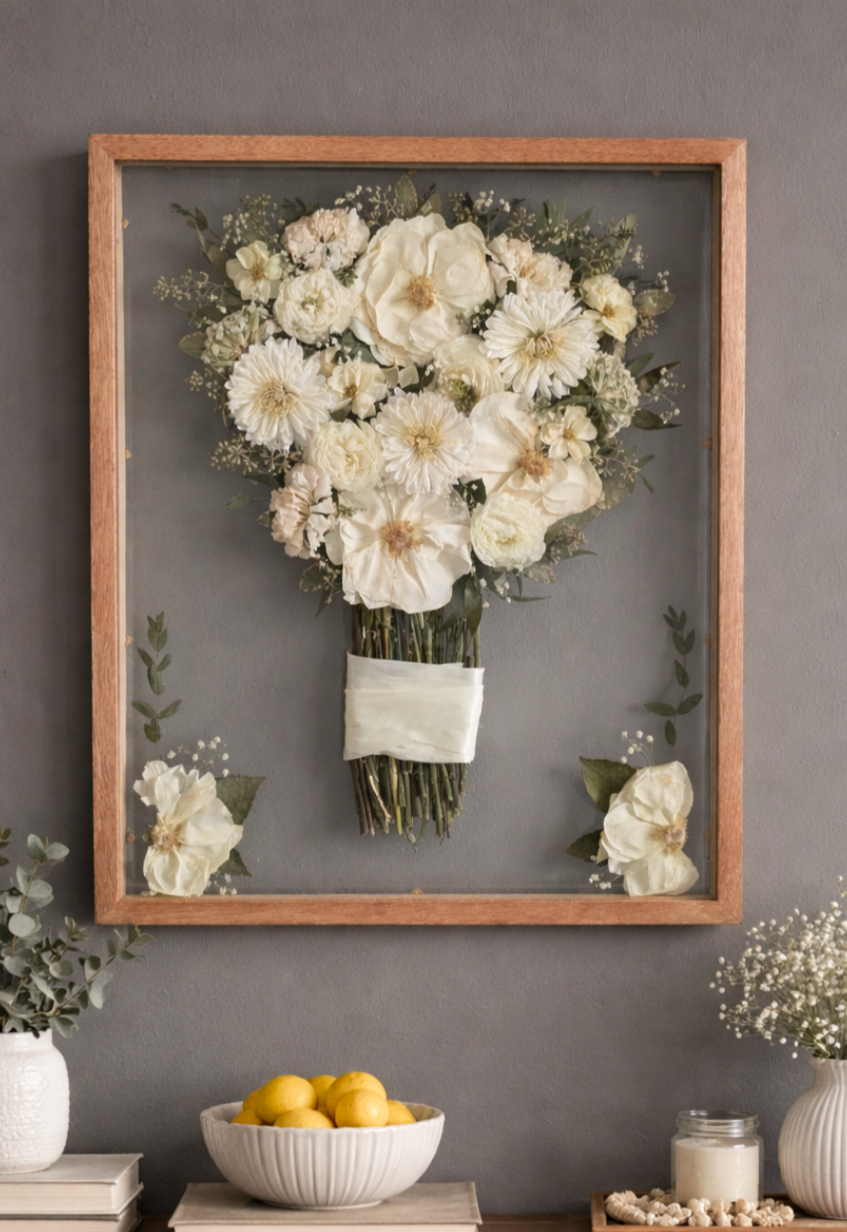 Bouquet Style | Wooden Floating Frame | 16x20