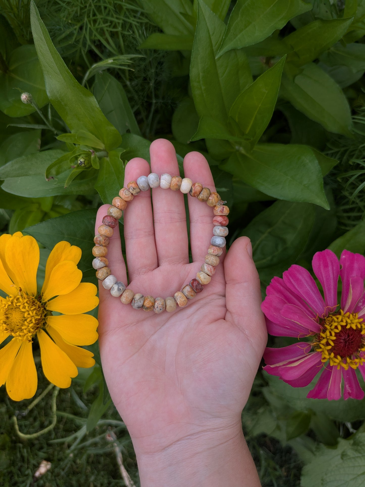 Crazy Lace Agate Bracelet