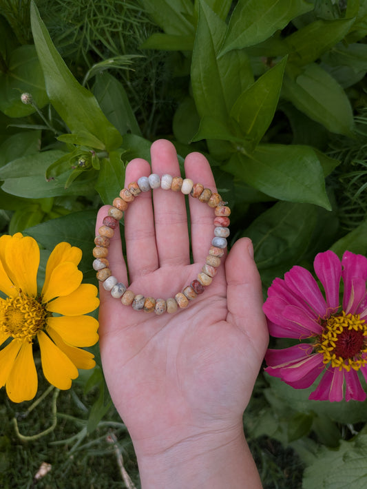 Crazy Lace Agate Bracelet