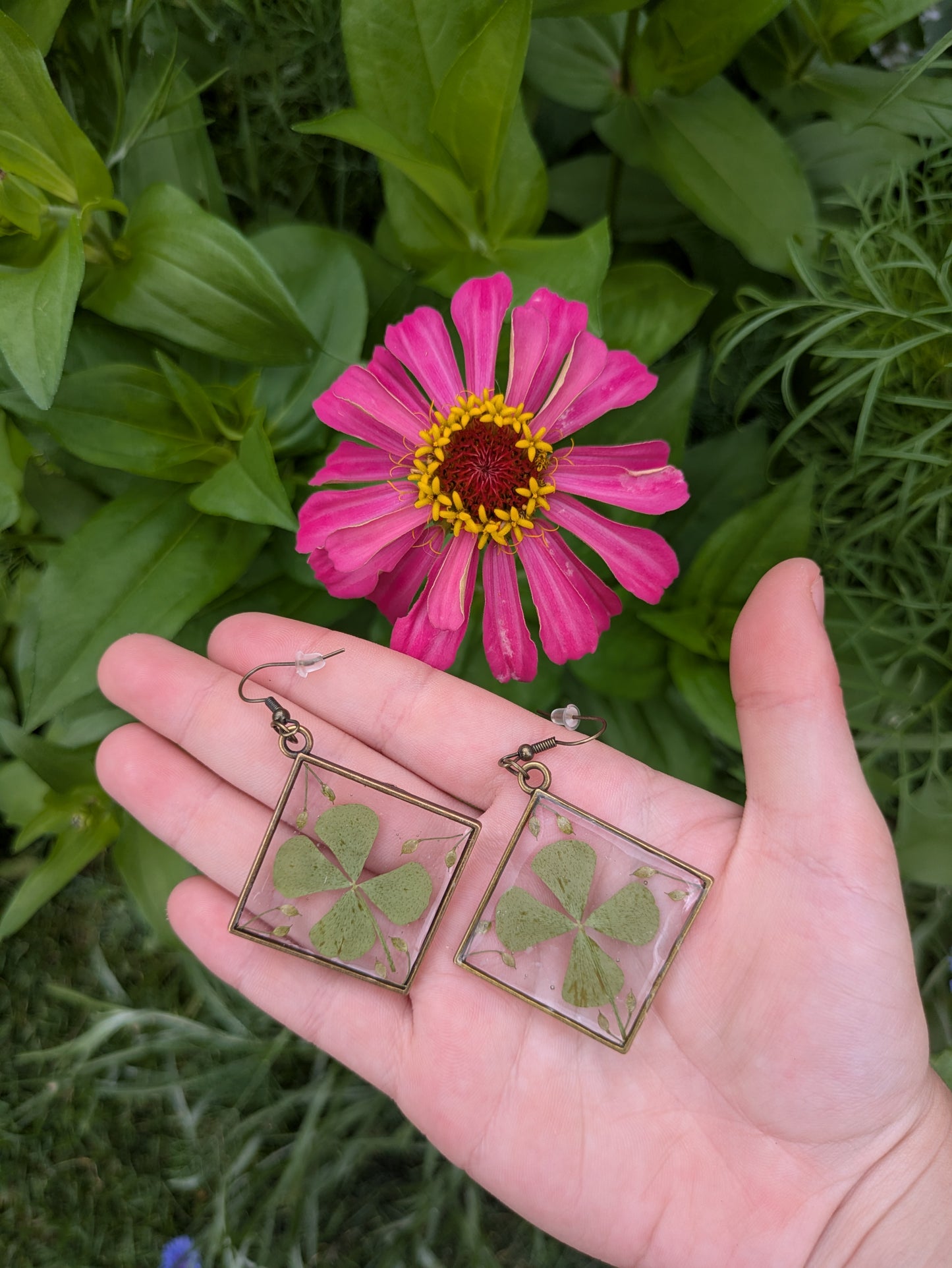 Four Leaf Clover Earrings