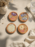 Wooden Floral Coasters