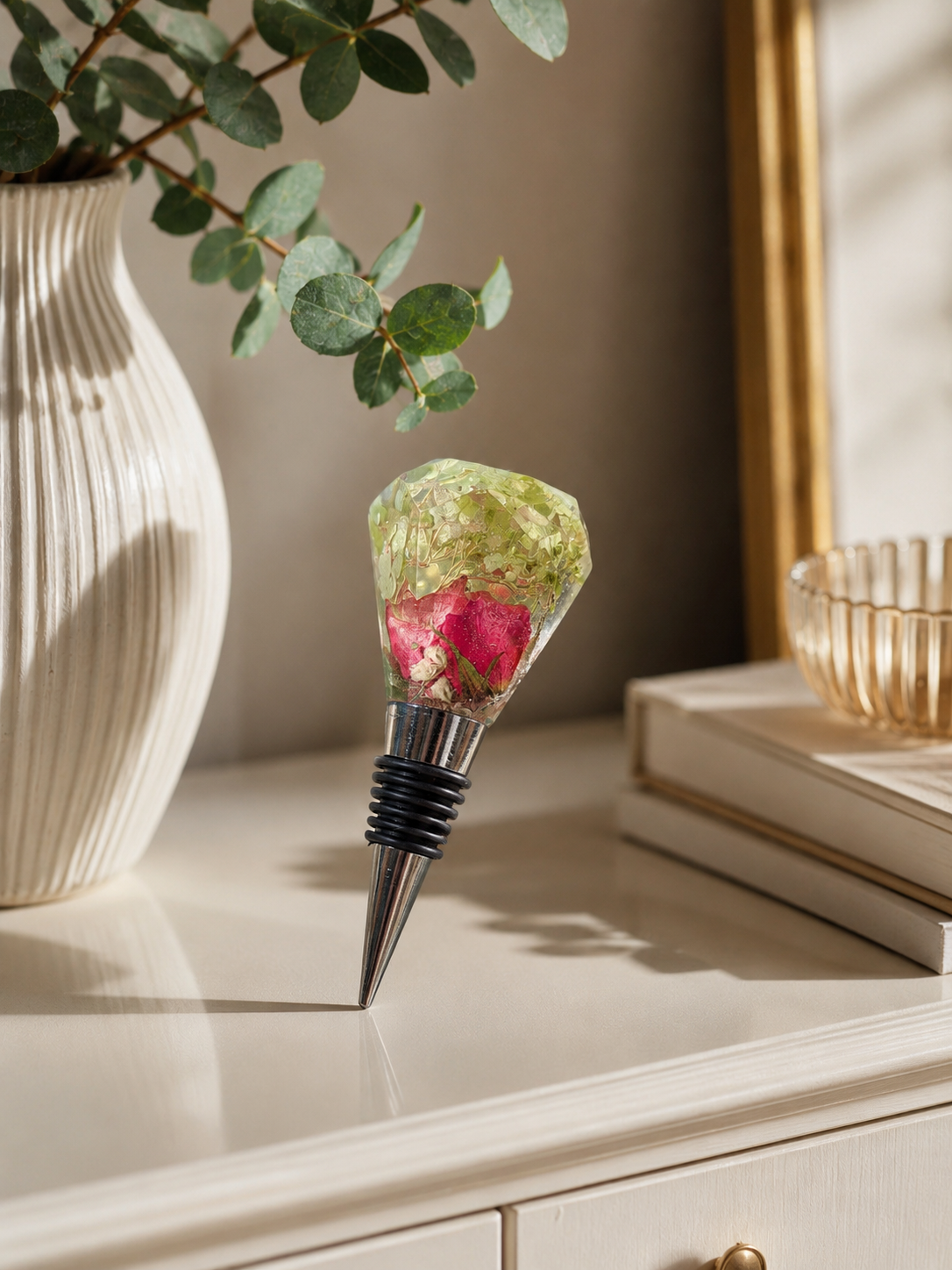 Ever After Bloom Wine Stopper