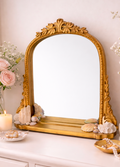 Sea Shell & Coral Gold Mirror