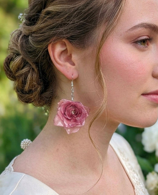 Ever After Botanical Earrings | 3D Flora Silver